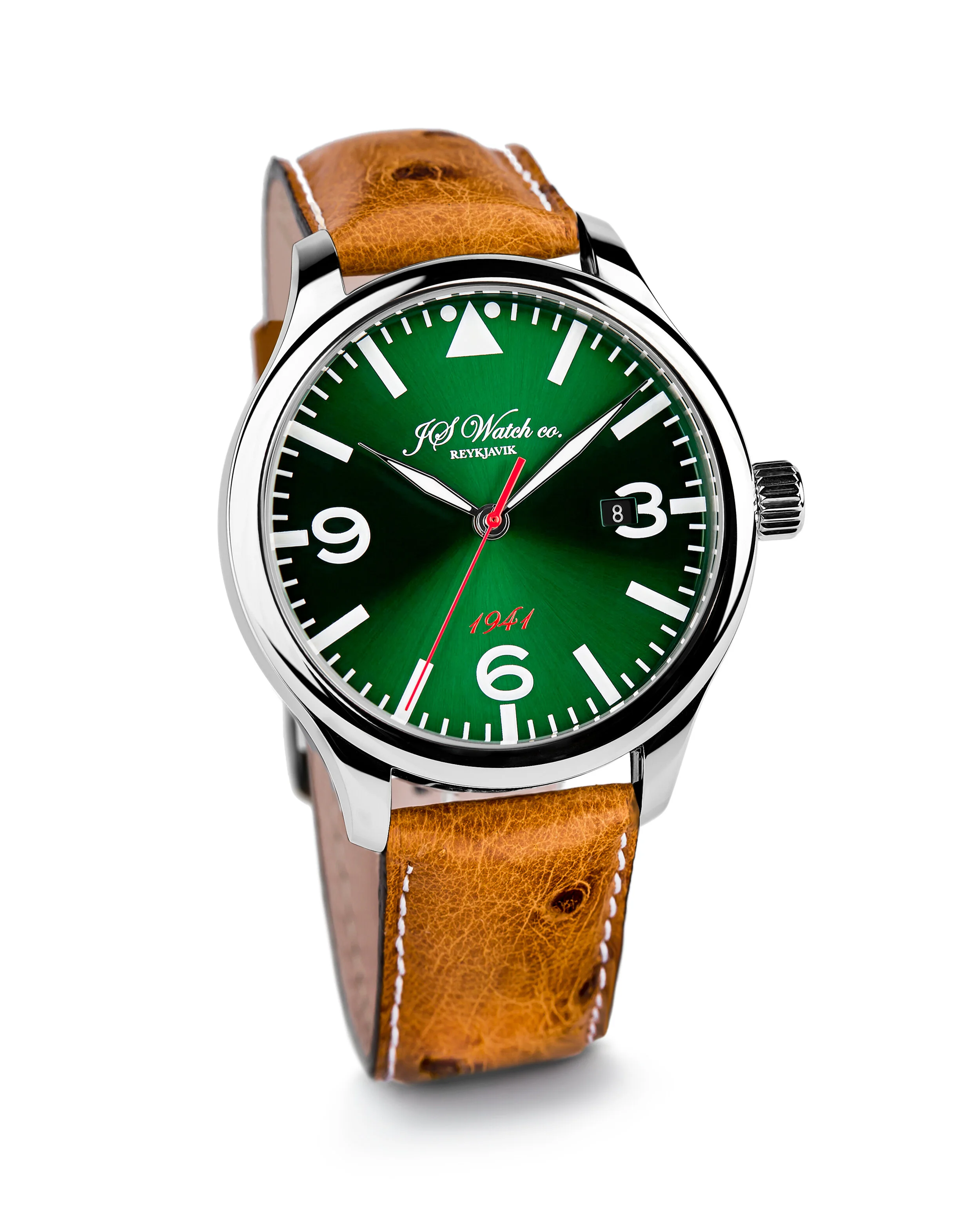 JS Watch Company Reykjavik — Frisland 1941 Green